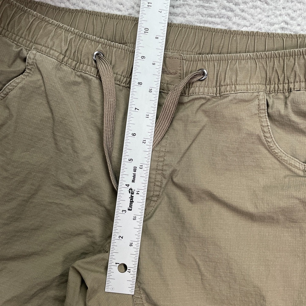 BYLT Pants Weekender Mens Large Brown Ripstop Cargo Drawstring 34x32 - Picture 6 of 11